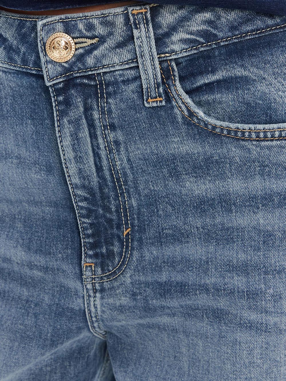 GUESS Jeans Wide Leg Fit Donna - Jeans modello W5YA1CD5QP2 Blu