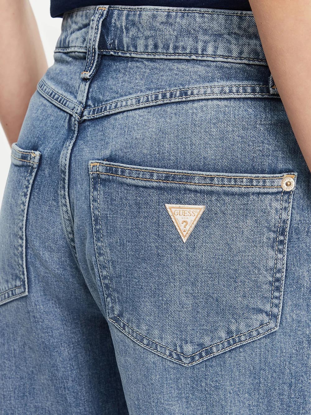 GUESS Jeans Wide Leg Fit Donna - Jeans modello W5YA1CD5QP2 Blu