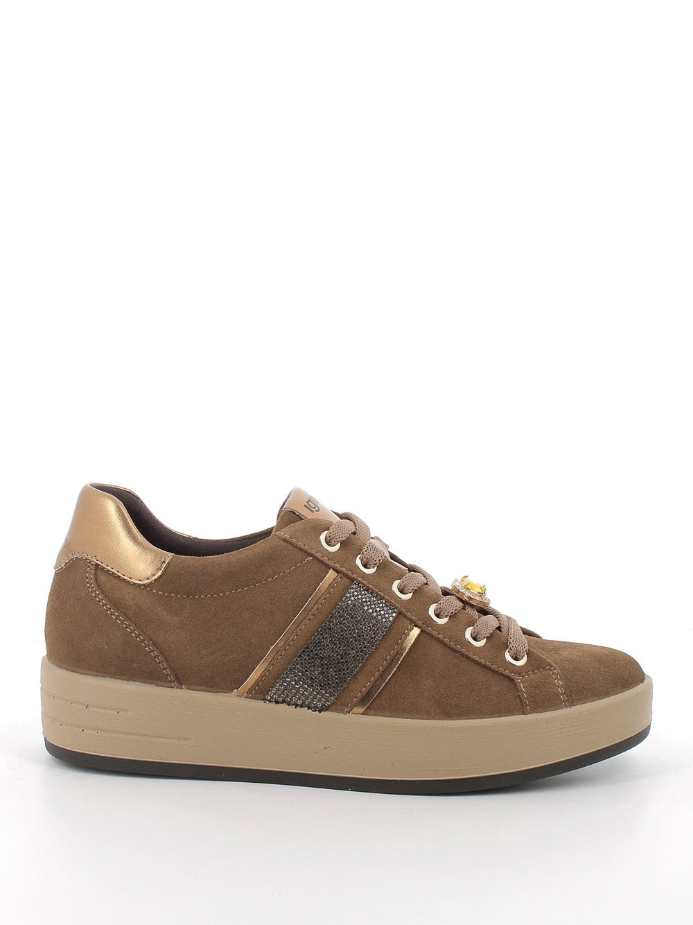 IGI&CO Sneakers con zeppa Donna - modello 8668622 Marrone
