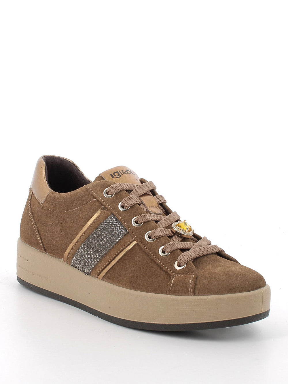 IGI&CO Sneakers con zeppa Donna - modello 8668622 Marrone