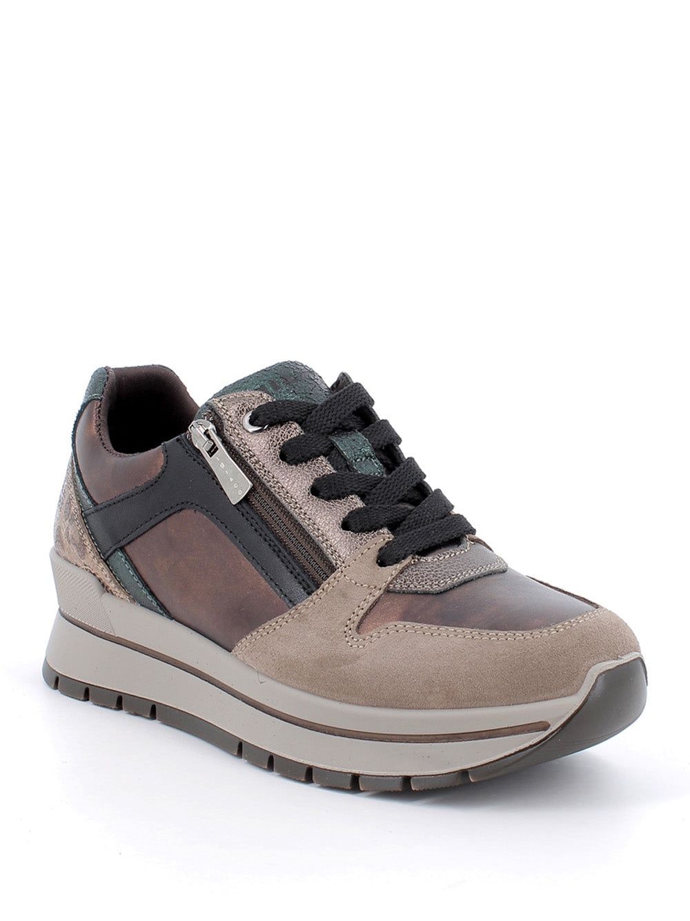 IGI&CO Sneakers con zip Donna - modello 8676177 Marrone
