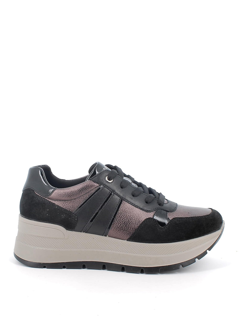 IGI&CO Sneakers con zeppa Donna - modello 8677800 Nero
