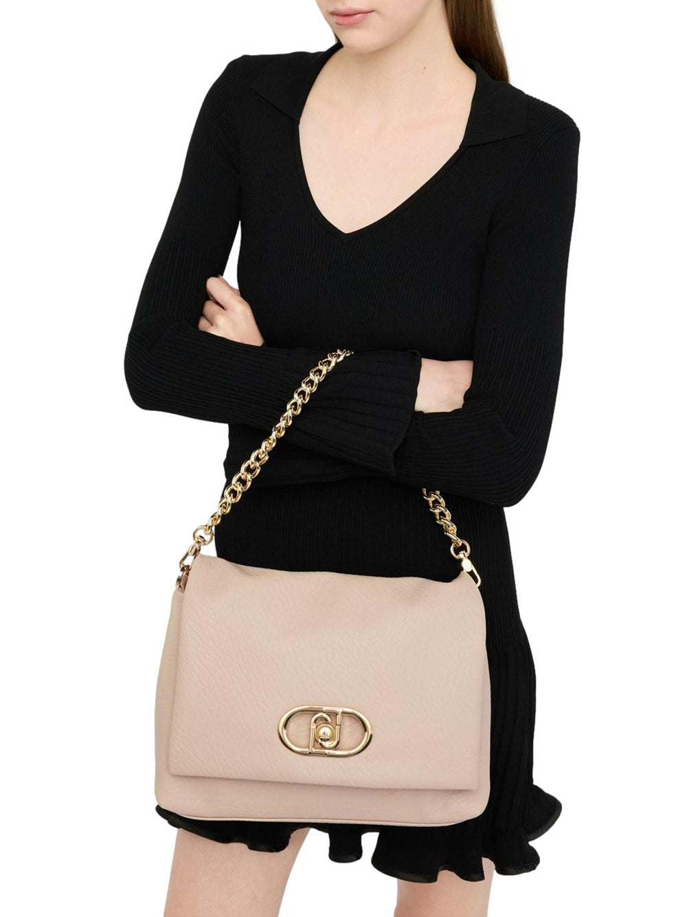 LIU.JO Borsa a Spalla Donna - modello AF5147E0161 Beige
