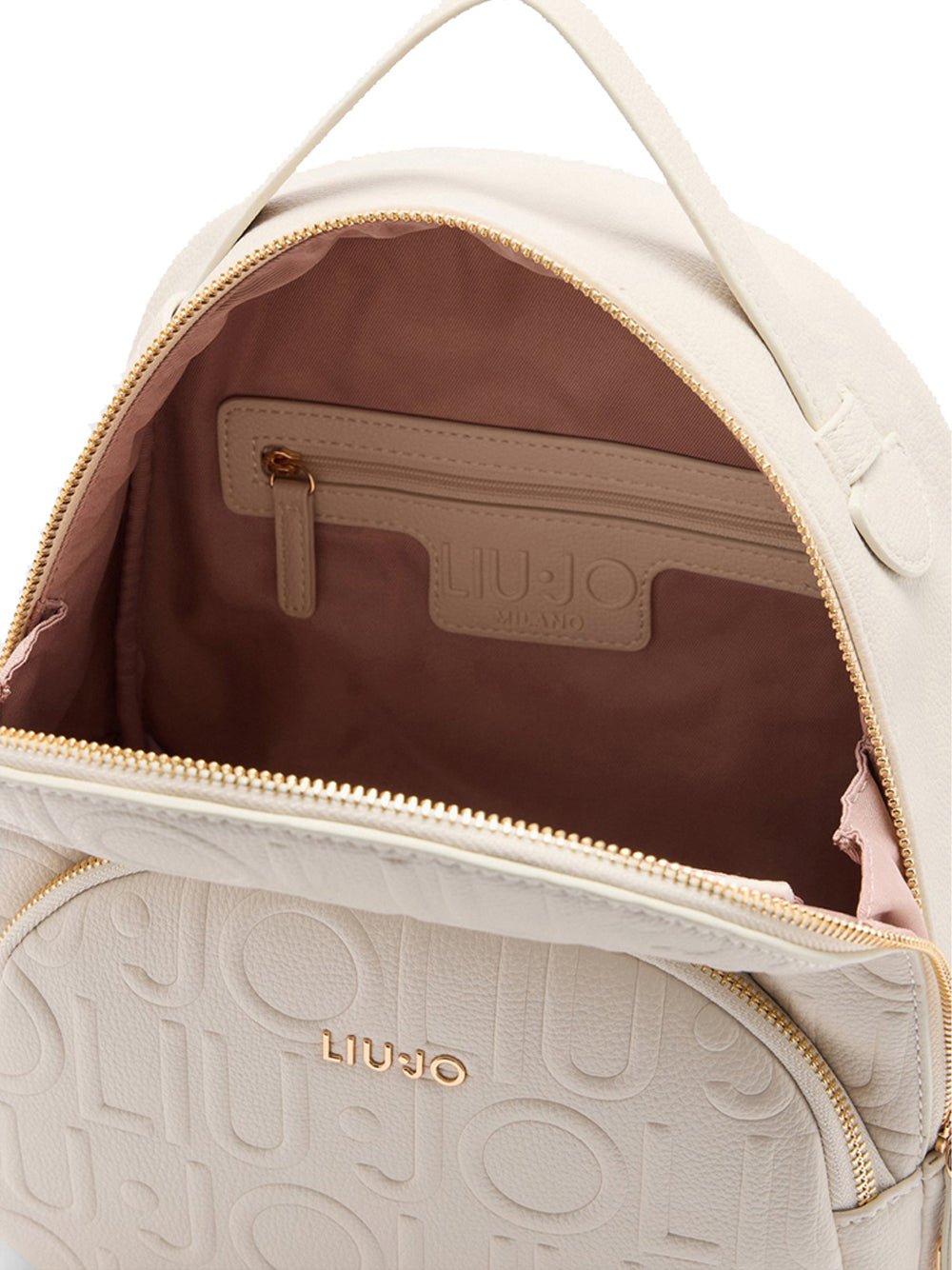 LIU.JO Borsa a Zainetto logato Donna - modello AF5157E0538 Bianco