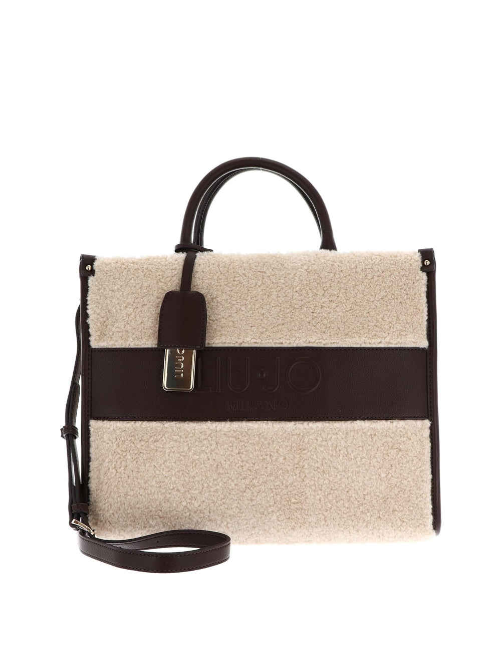 LIU.JO Borsa a Mano Donna - Testa di moro modello AF5206E0692 Marrone