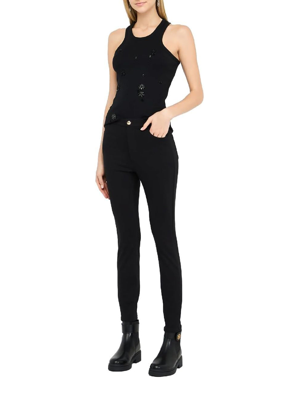 LIU.JO Pantalone Donna - modello TF5129JS182 Nero