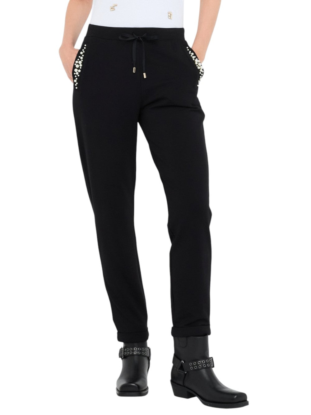 LIU.JO Pantalone Donna - modello TF5155FS576 Nero
