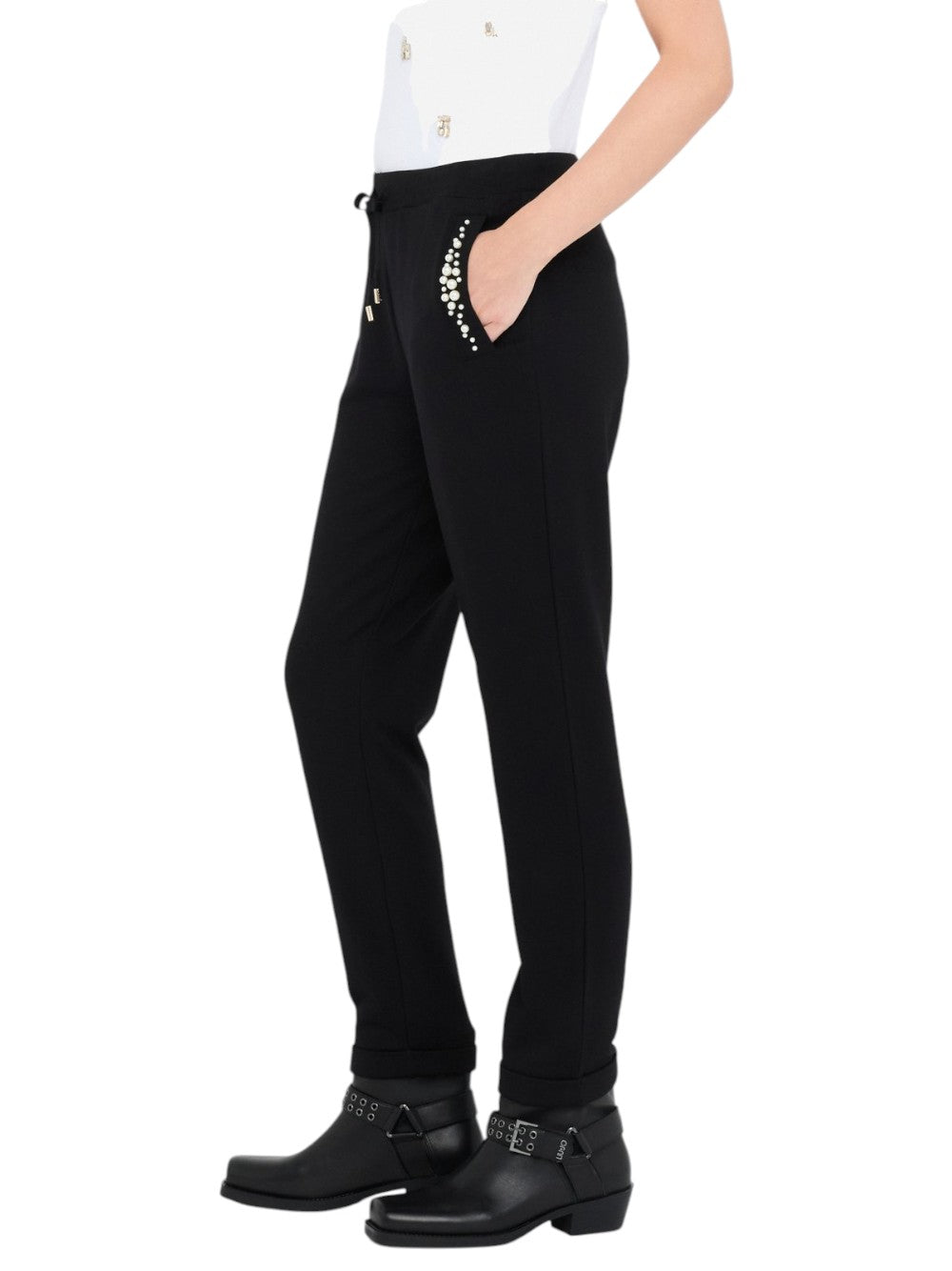 LIU.JO Pantalone Donna - modello TF5155FS576 Nero