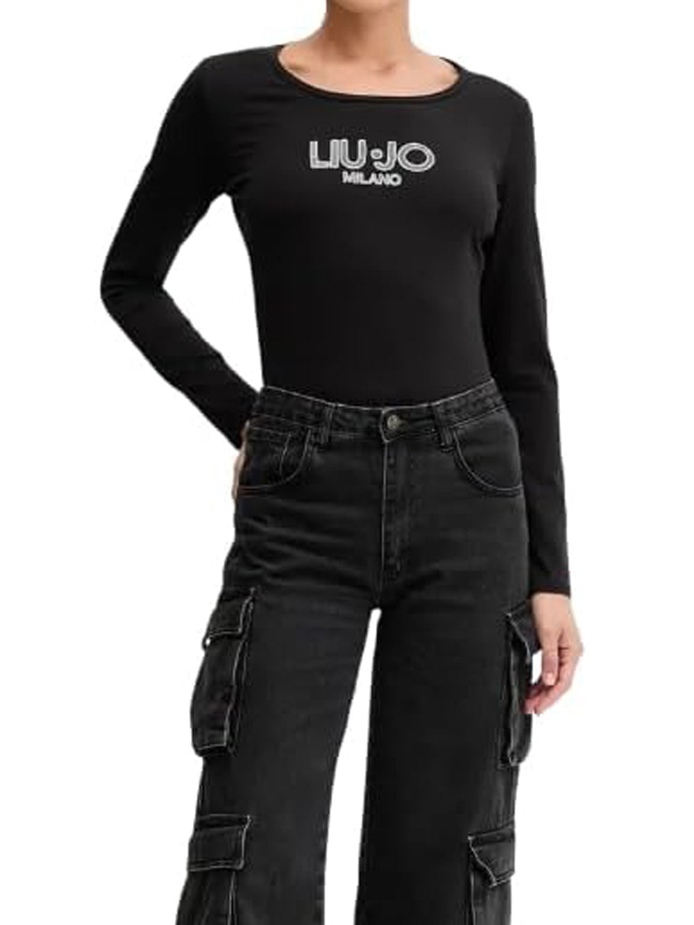 LIU.JO Maglia Donna - modello TF5169JS003 Nero