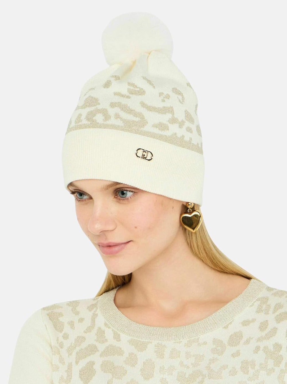 LIU.JO Cappello Donna - modello TF5237MS49I Bianco