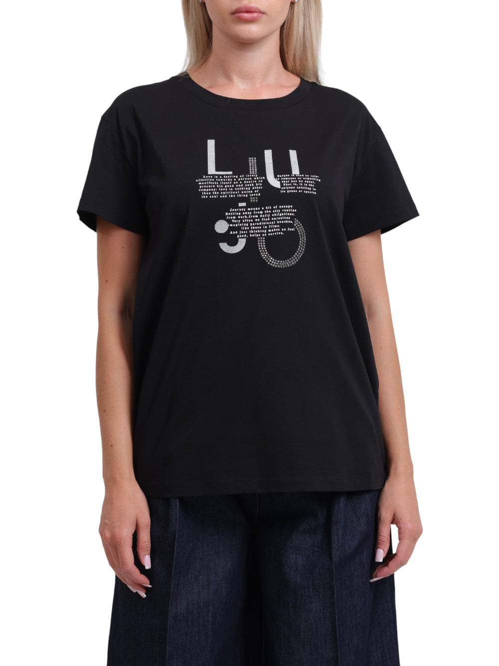 LIU.JO T-shirt Donna - modello TF5279JS003 Nero