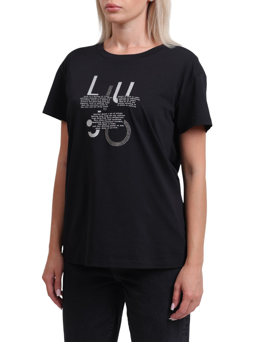 LIU.JO T-shirt Donna - modello TF5279JS003 Nero