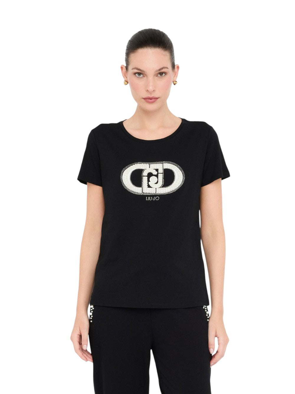 LIU.JO T-shirt Donna - modello TF5280JS923 Nero