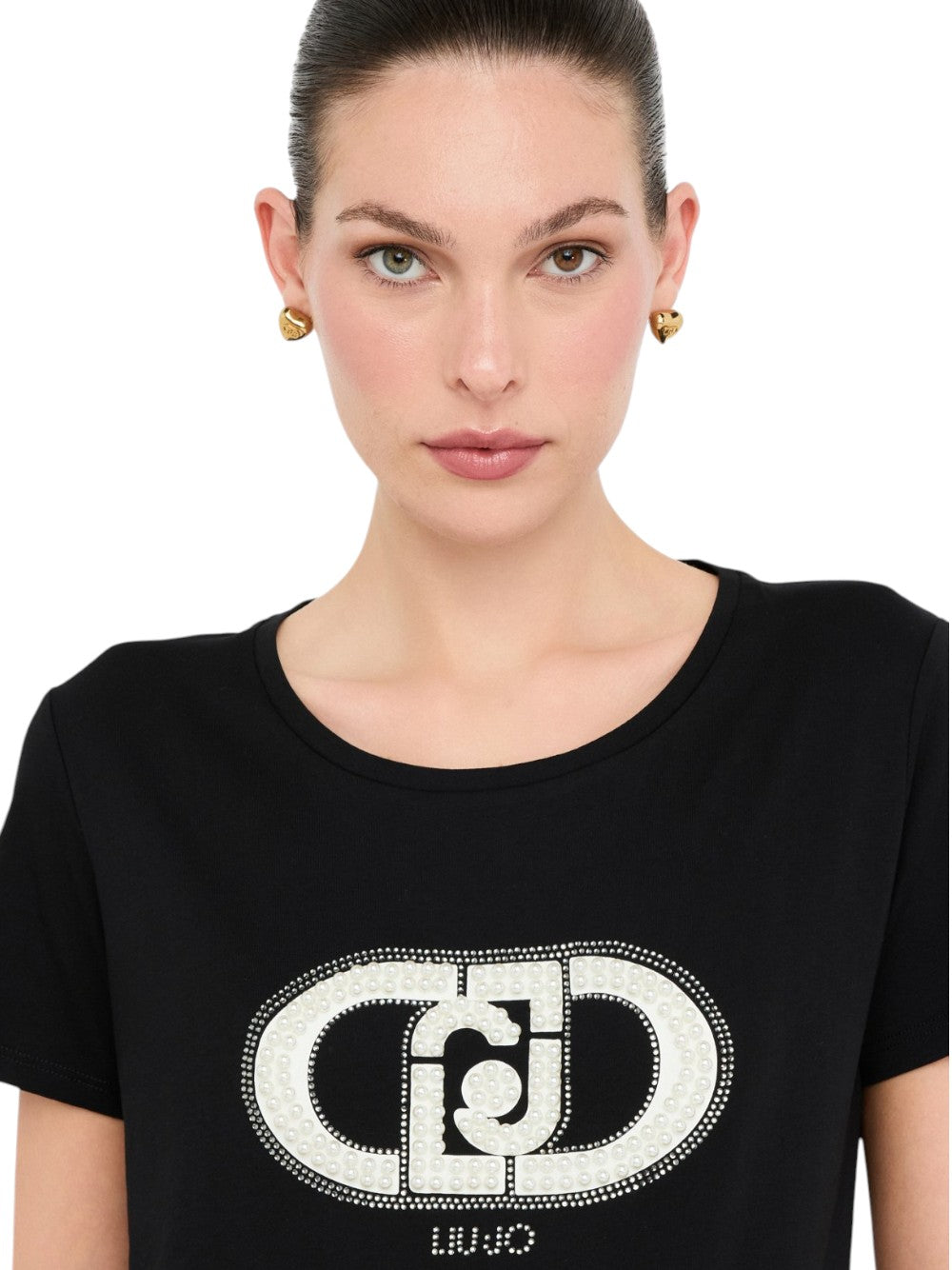 LIU.JO T-shirt Donna - modello TF5280JS923 Nero