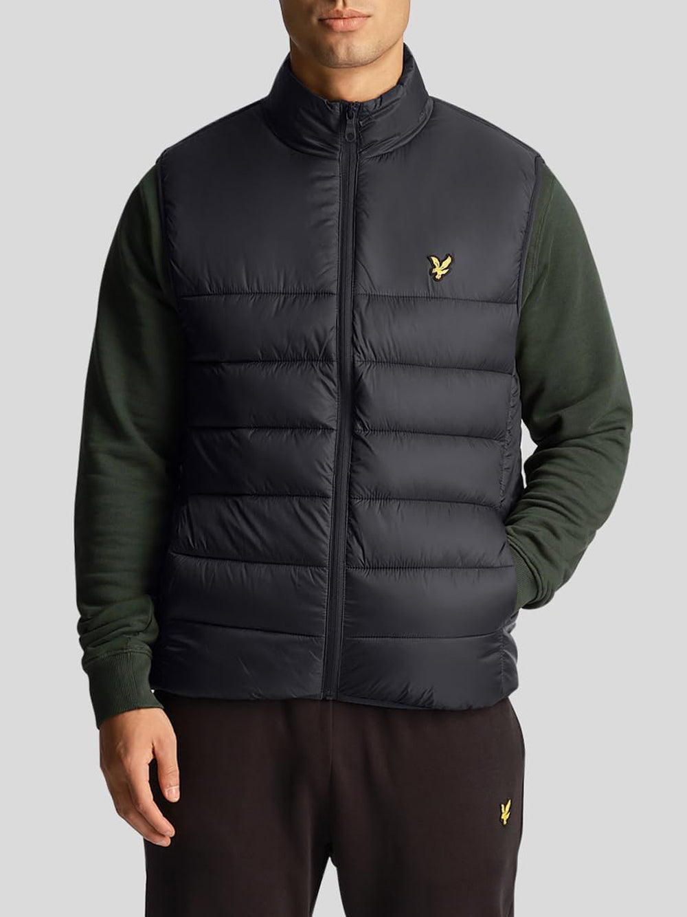 LYLE & SCOTT Giubbino Smanicato Uomo - modello JK1231V Nero