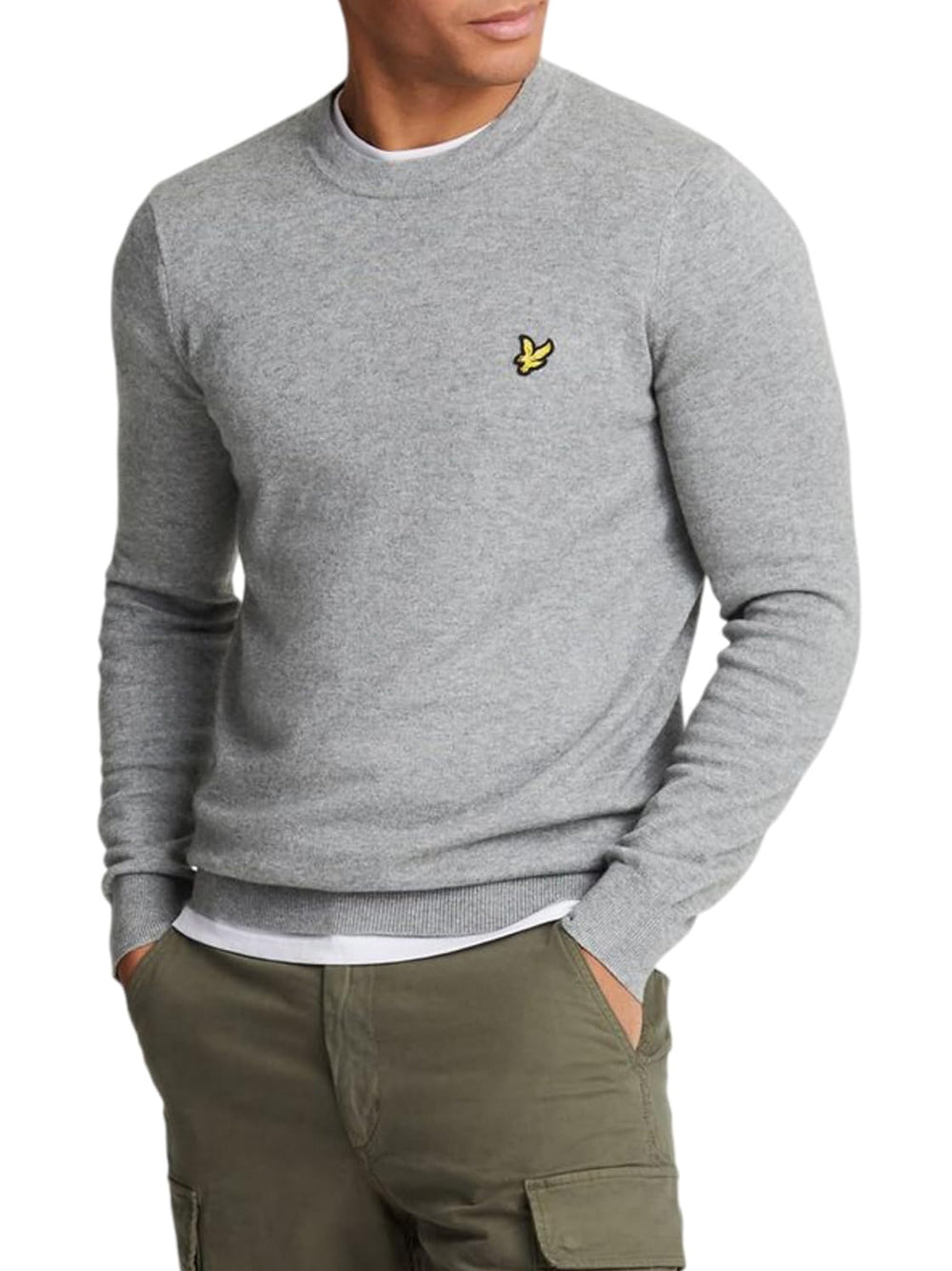 LYLE & SCOTT Maglione Uomo - modello KN2110VC Grigio