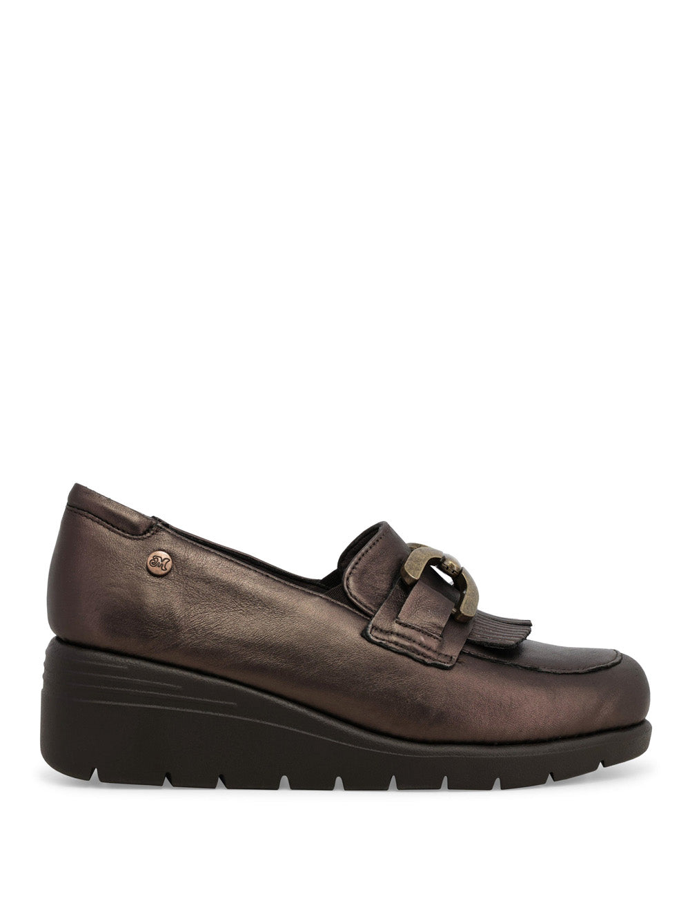 MELLUSO Mocassini con zeppa Donna - modello K55280 Bronzo