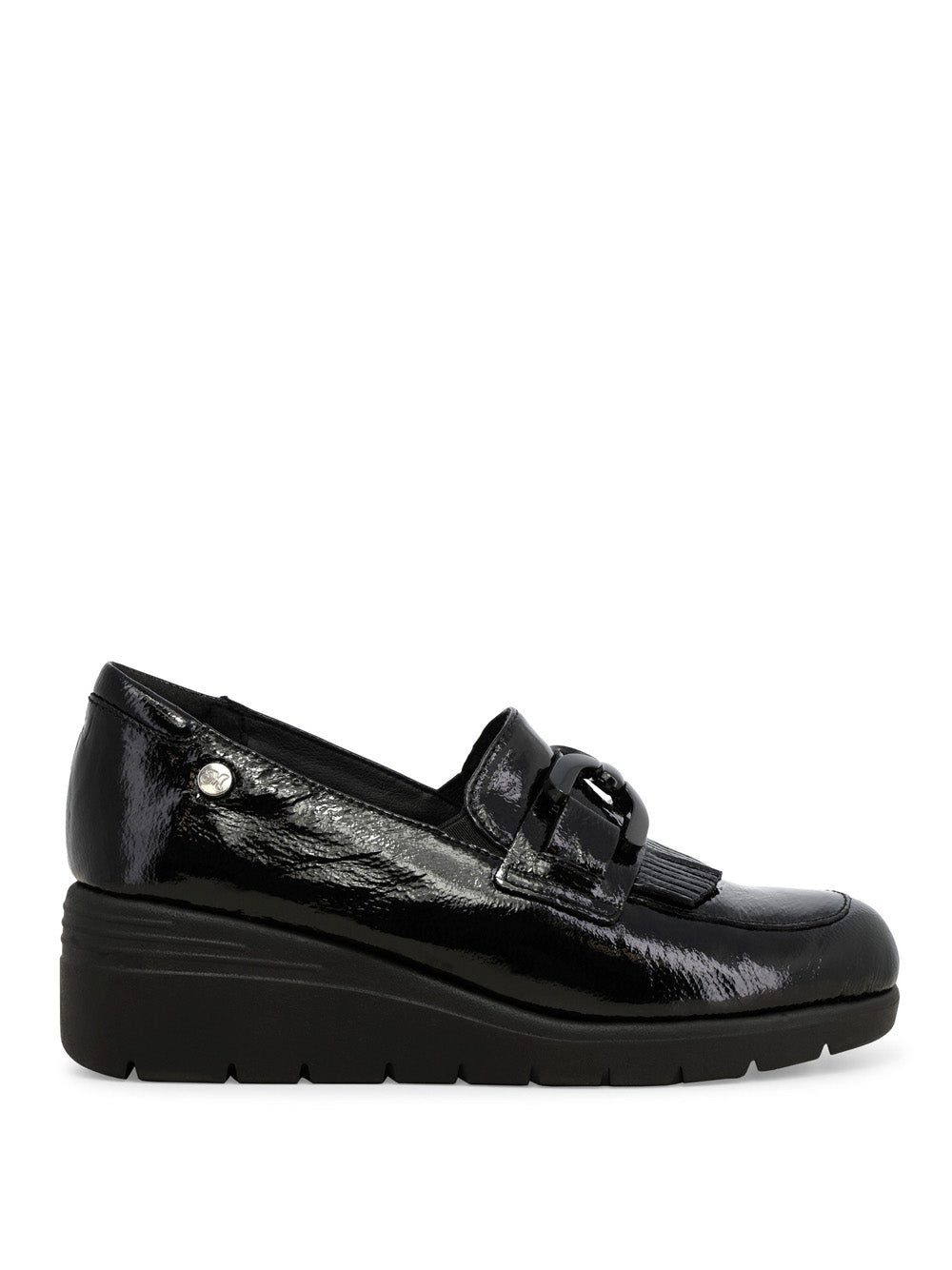 MELLUSO Mocassini con zeppa Donna - modello K55280 Nero