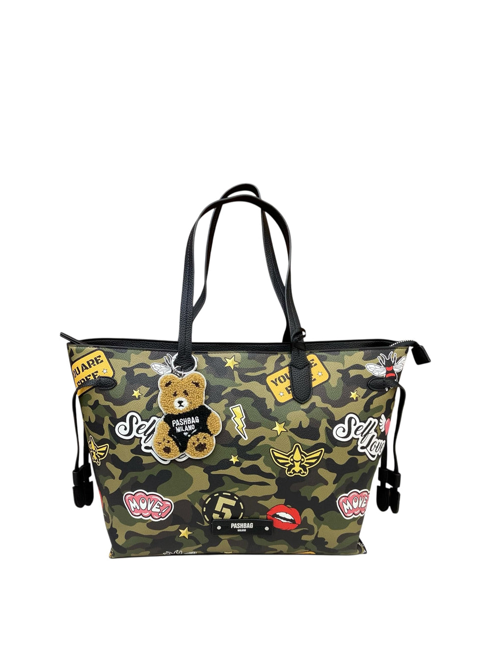 PASH BAG Borsa Shopping Donna - Fantasia modello 18700-CAR-W5B-P Multicolore