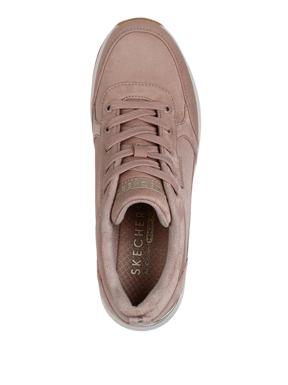 SKECHERS Sneakers con zeppa Donna - Taupe modello 177349 Marrone