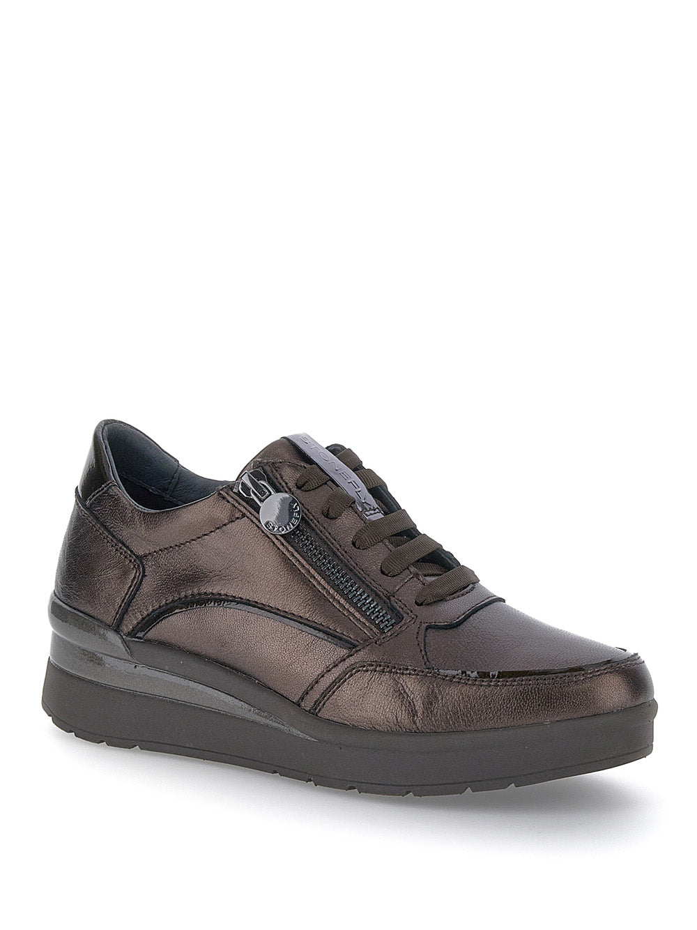 STONEFLY Sneakers con zeppa Donna - modello 221733 Marrone