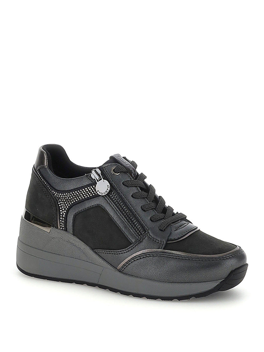 STONEFLY Sneakers con zeppa Donna - modello 223104 Grigio