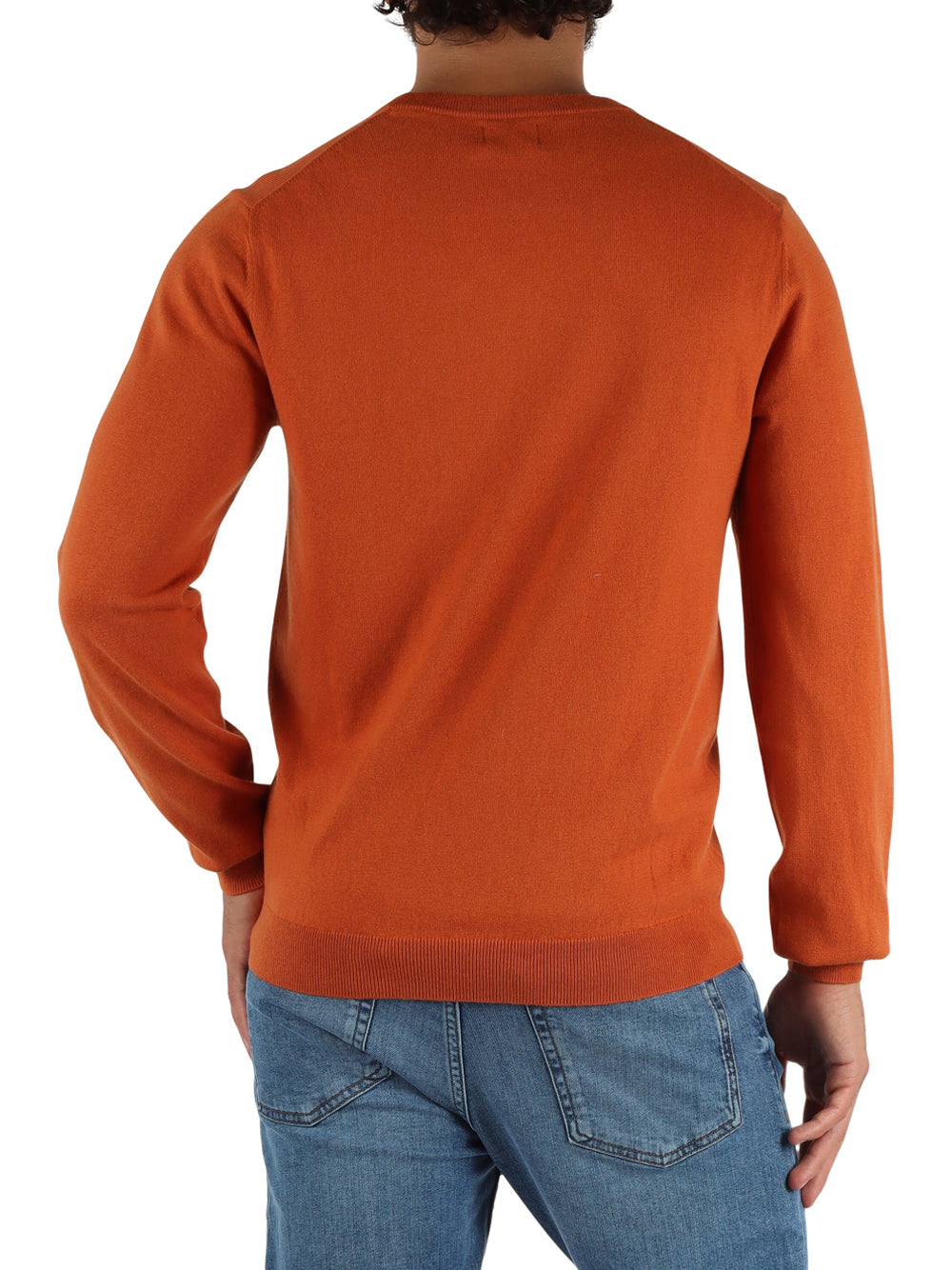 SUN68 Maglione Uomo - modello K45101 Arancione