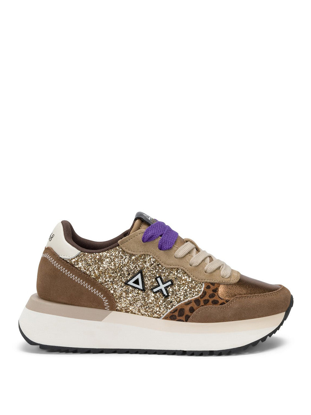 SUN68 Sneakers platform Donna - modello Z45212 Oro