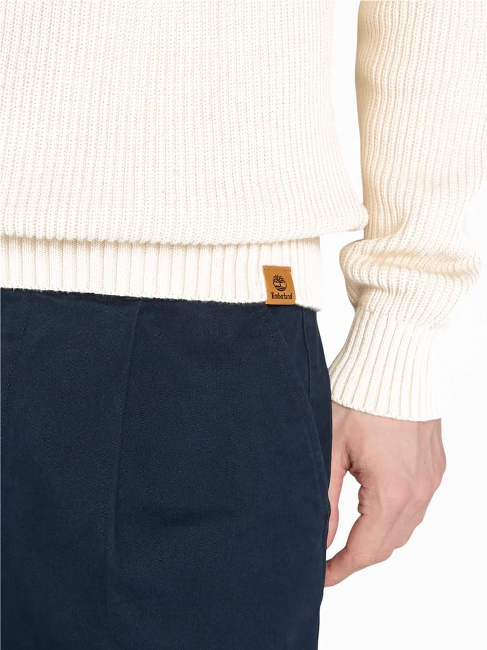 TIMBERLAND Maglione con zip Uomo - Panna modello TB0A5M8P Beige