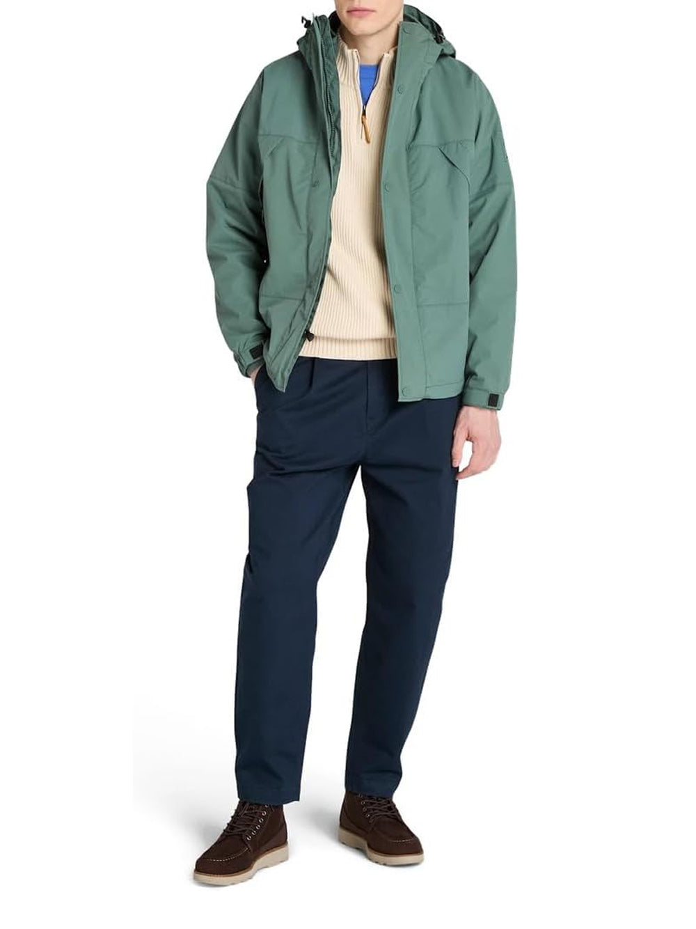 TIMBERLAND Maglione con zip Uomo - Panna modello TB0A5M8P Beige