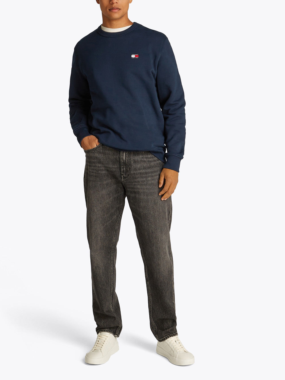 TOMMY HILFIGER Felpa Uomo - modello DM0DM20660 Blu