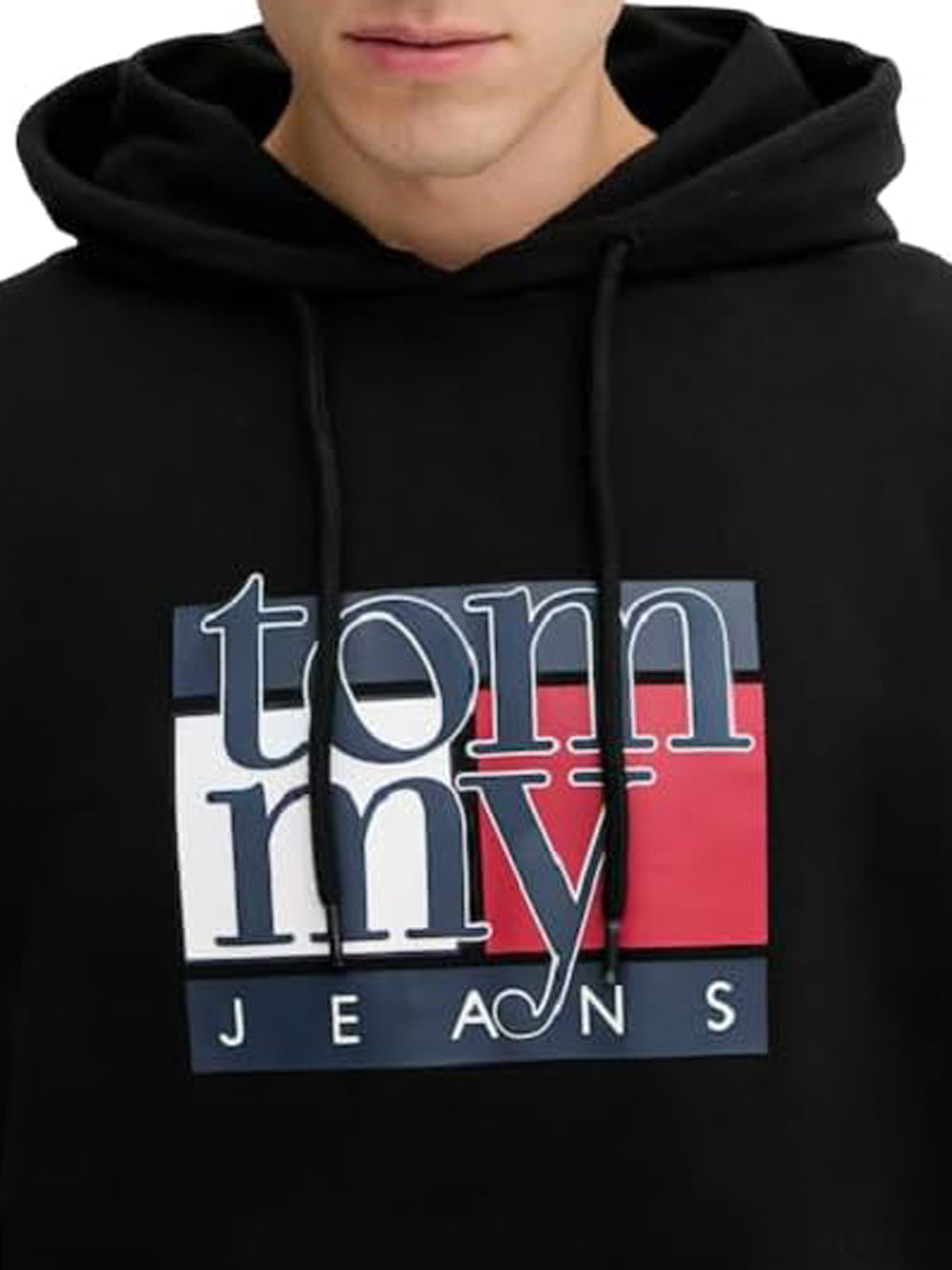 TOMMY HILFIGER Felpa Uomo - modello DM0DM20746 Nero