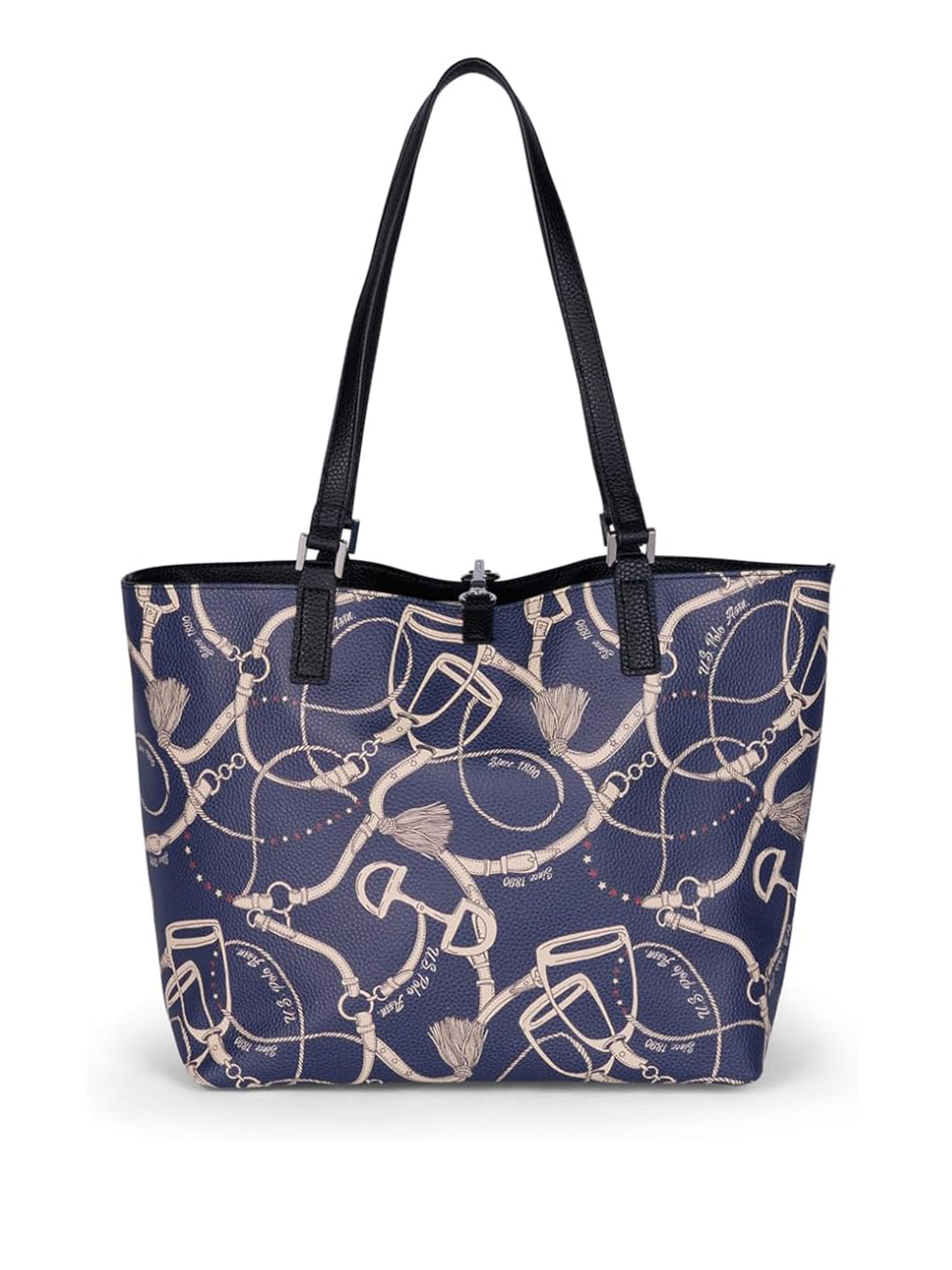 U.S. POLO ASSN. Borsa Shopping Donna - modello BIURR8907WVP Nero