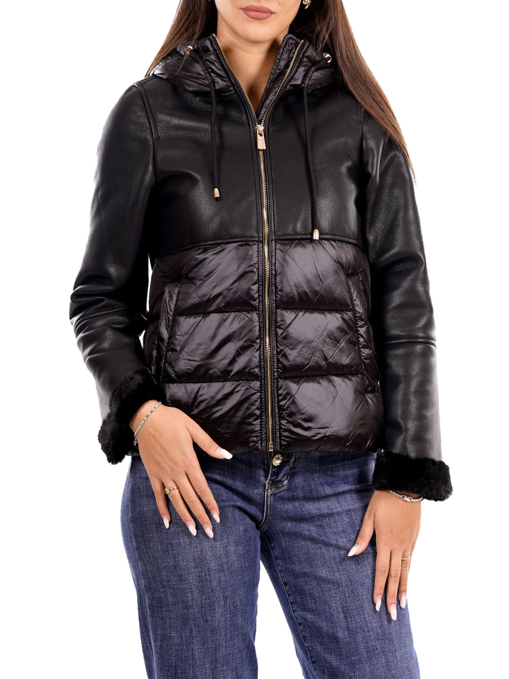 YES ZEE Giubbino Donna - modello J018GB00 Nero