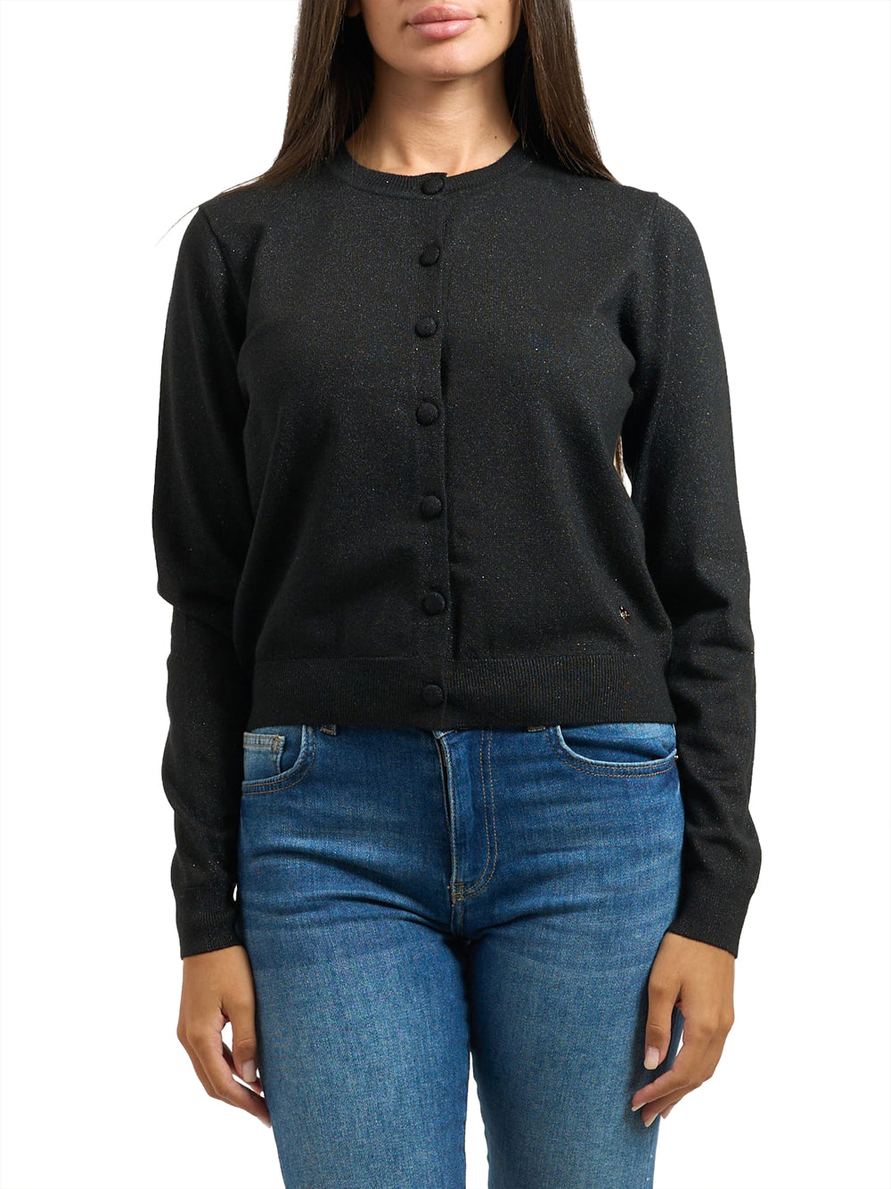 YES ZEE Cardigan Donna - modello M001BL00 Nero