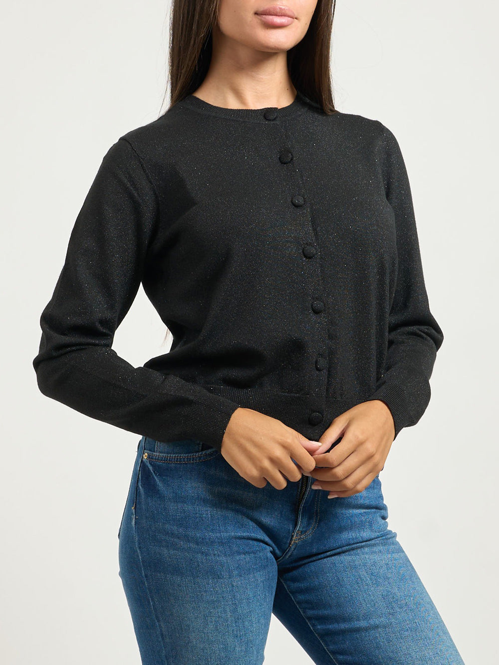 YES ZEE Cardigan Donna - modello M001BL00 Nero