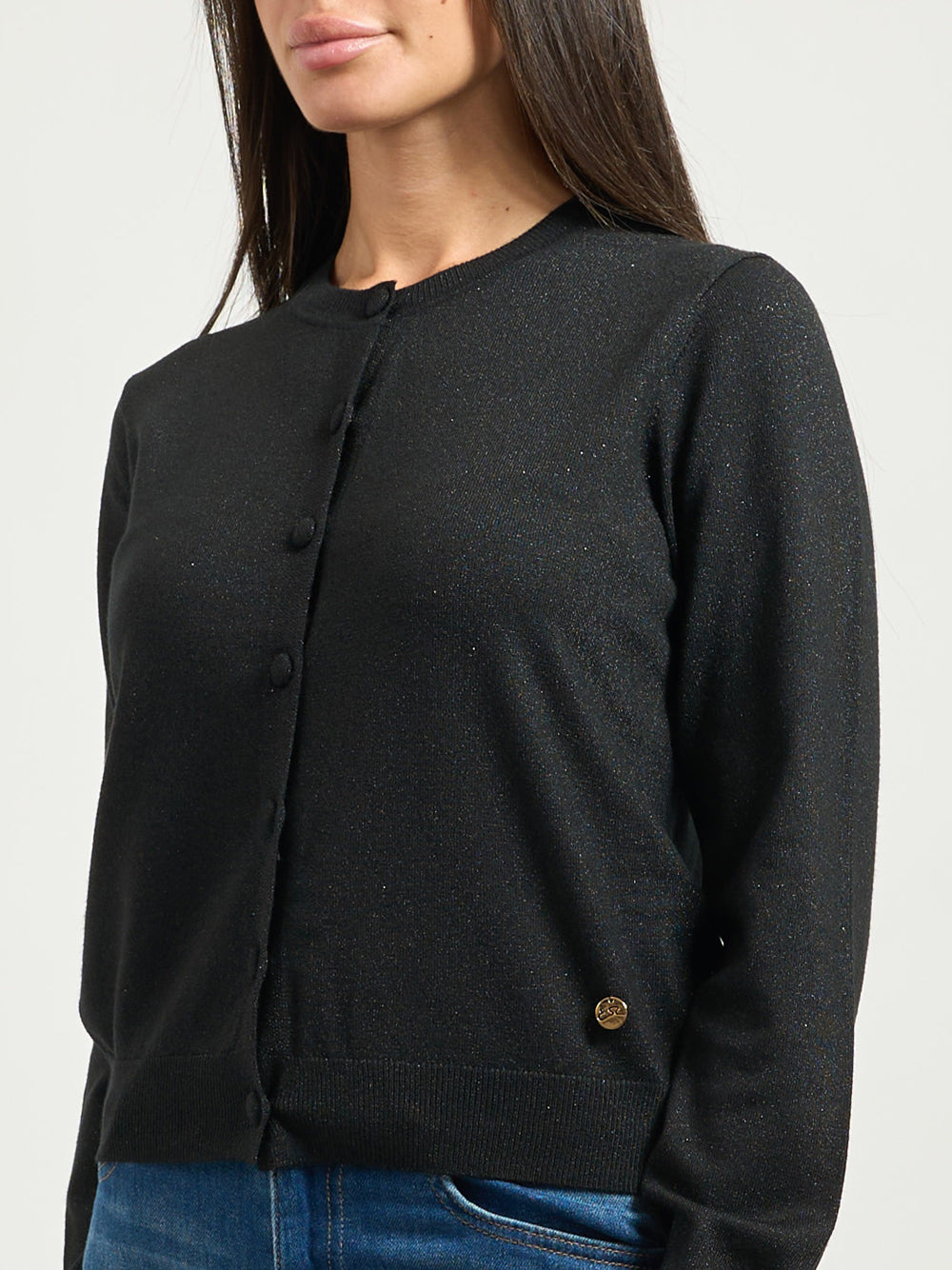 YES ZEE Cardigan Donna - modello M001BL00 Nero