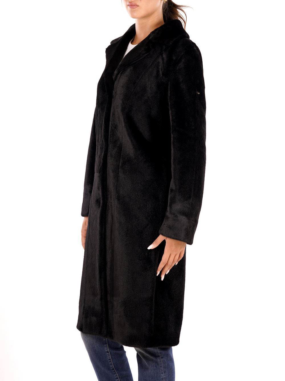 YES ZEE Cappotto Donna - modello O027KV00 Nero