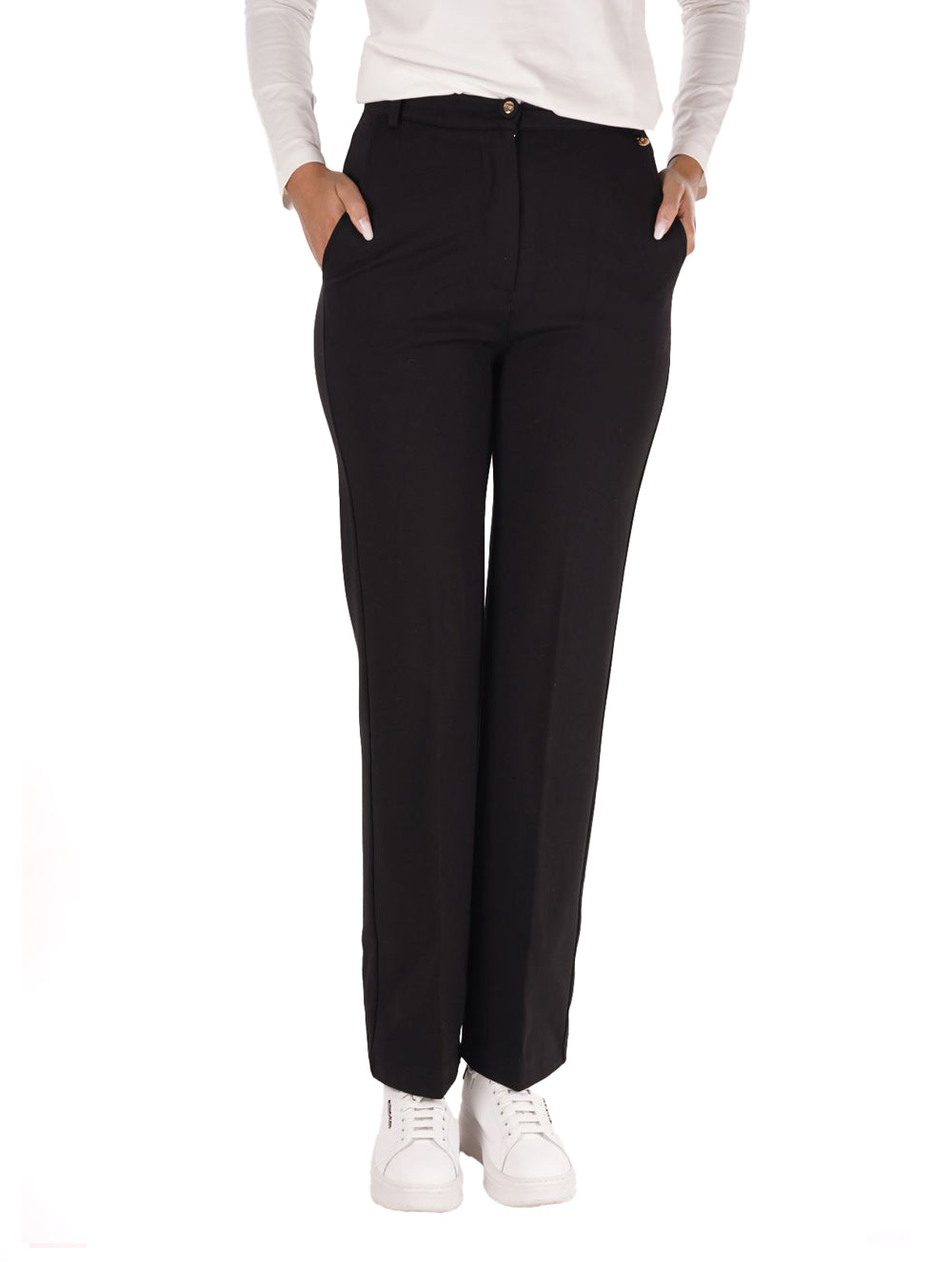 YES ZEE Pantalone Donna - modello P368CE00 Nero