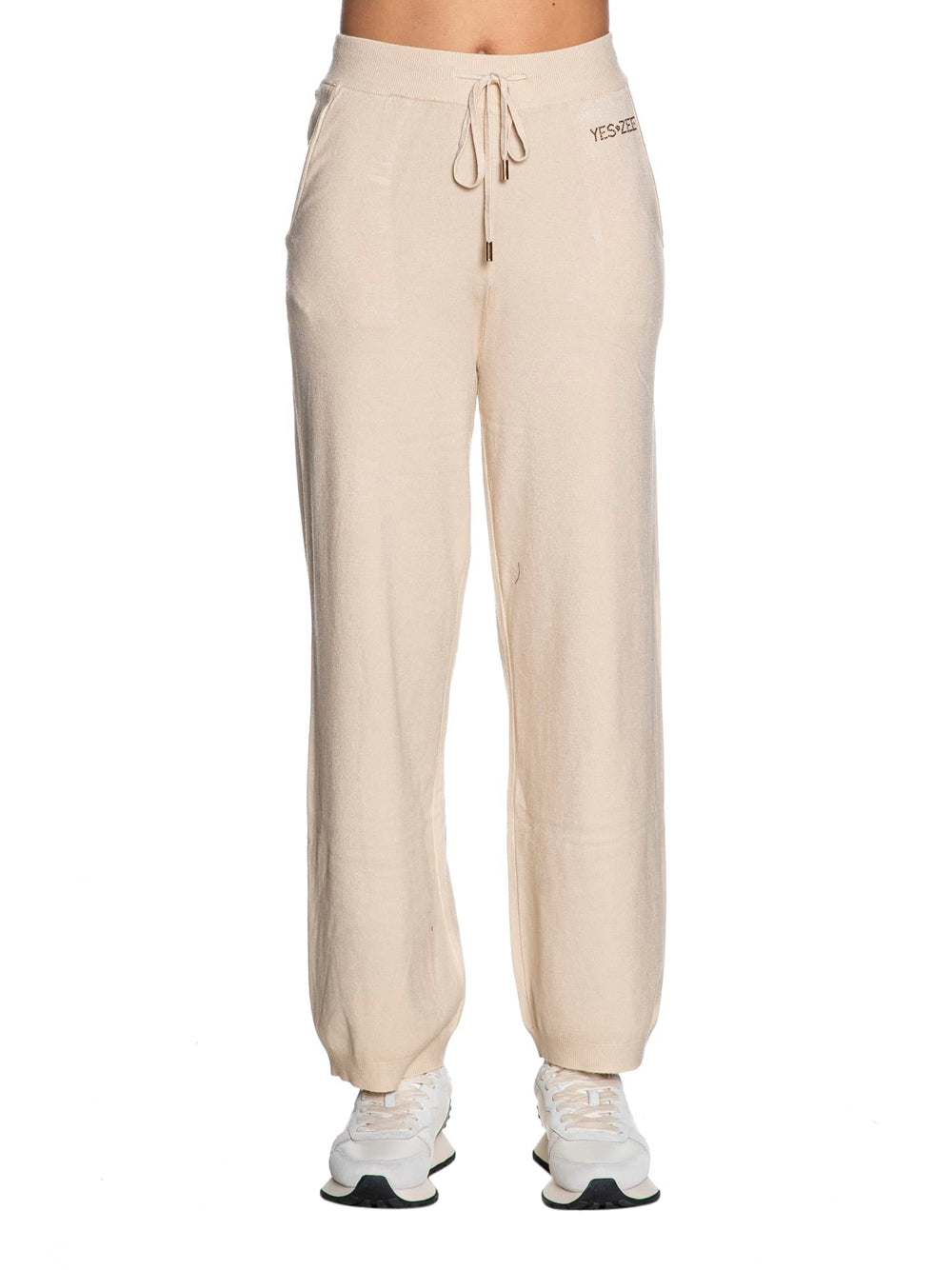 YES ZEE Pantalone Donna - modello P369RU00 Beige