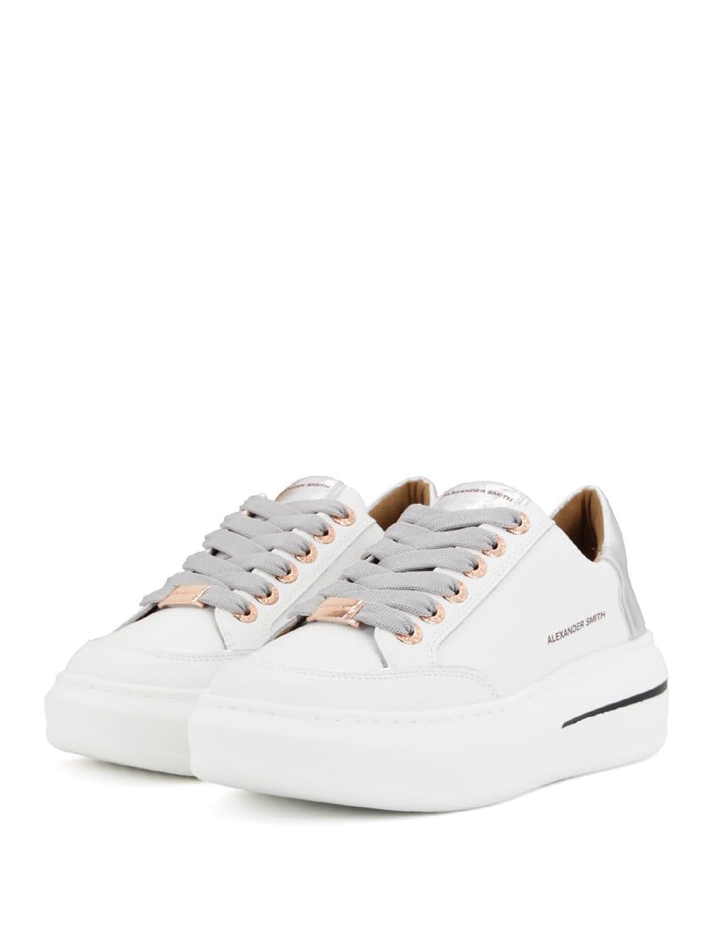 ALEXANDER SMITH Sneakers plantare estraibile Donna - modello ASBBLSW-1877 Bianco