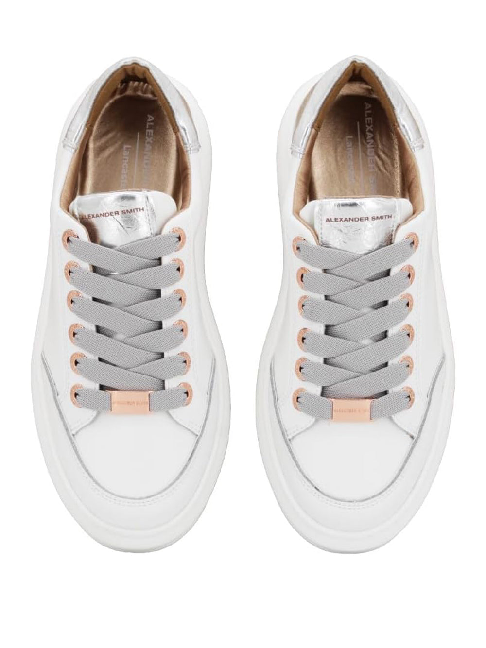 ALEXANDER SMITH Sneakers plantare estraibile Donna - modello ASBBLSW-1877 Bianco
