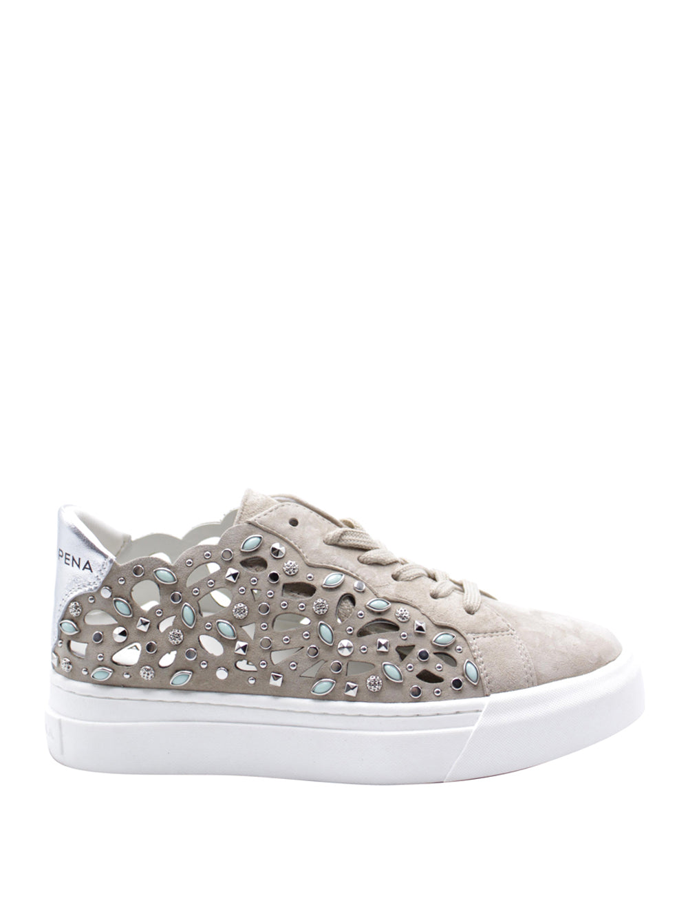 ALMA EN PENA Sneakers platform Donna - modello 224 Beige