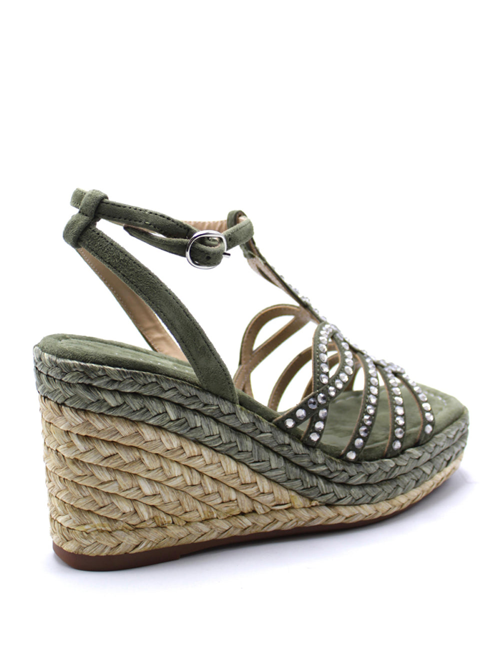 ALMA EN PENA Sandali con zeppa Donna - modello 51292 Verde
