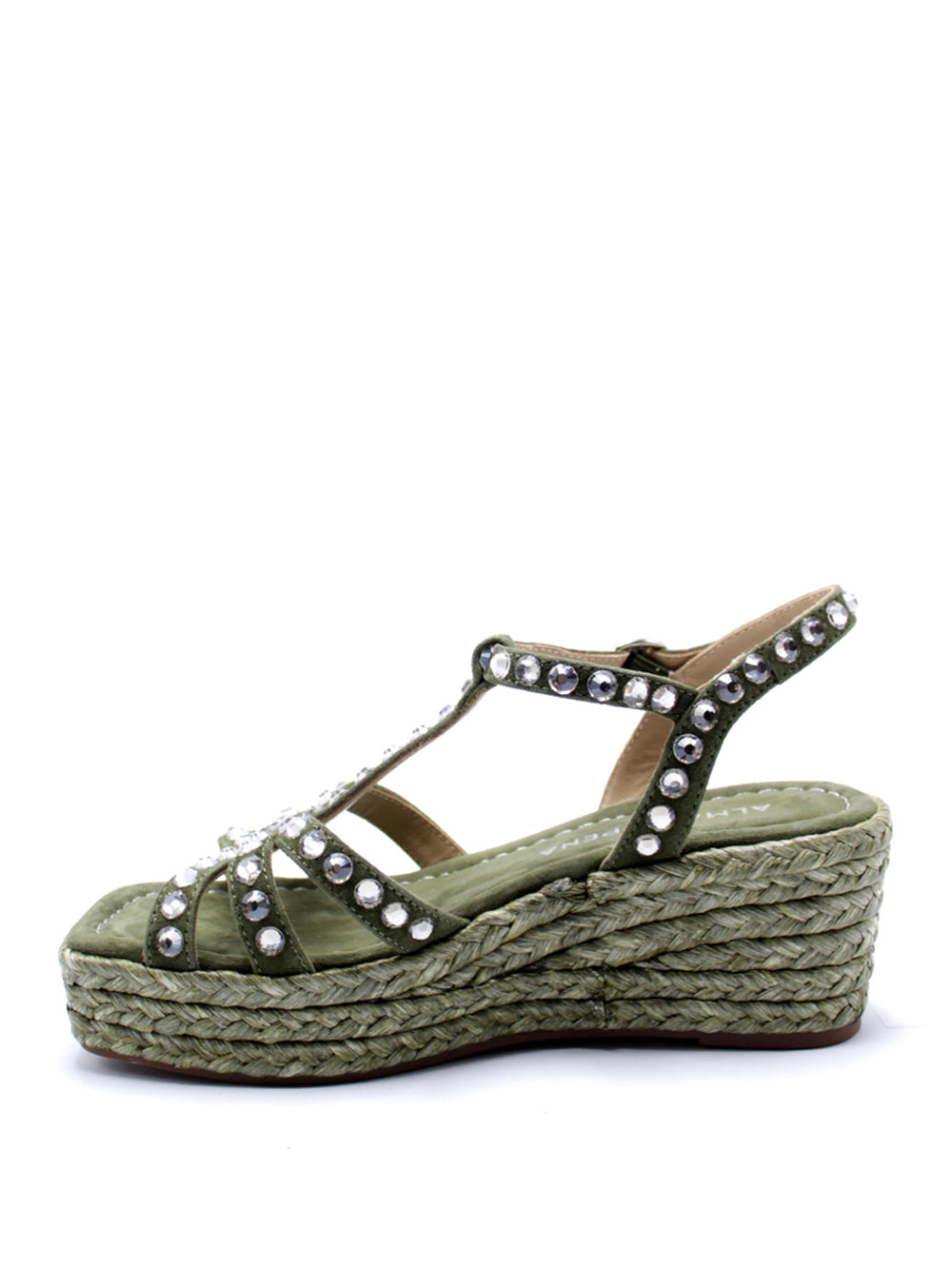 ALMA EN PENA Sandali con zeppa Donna - modello 51451 Verde
