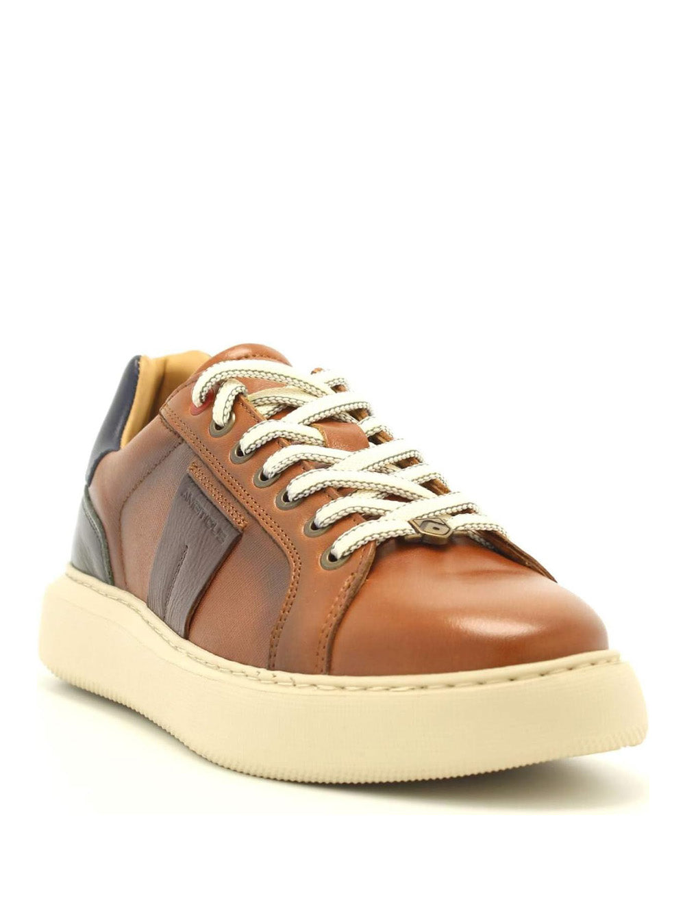 AMBITIOUS Sneakers Uomo - Cuoio modello 12455A Marrone