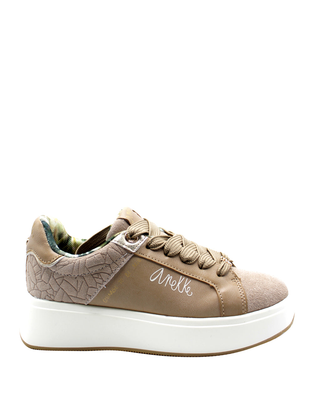 ANEKKE Sneakers platform Donna - Taupe modello 40390-481 Marrone
