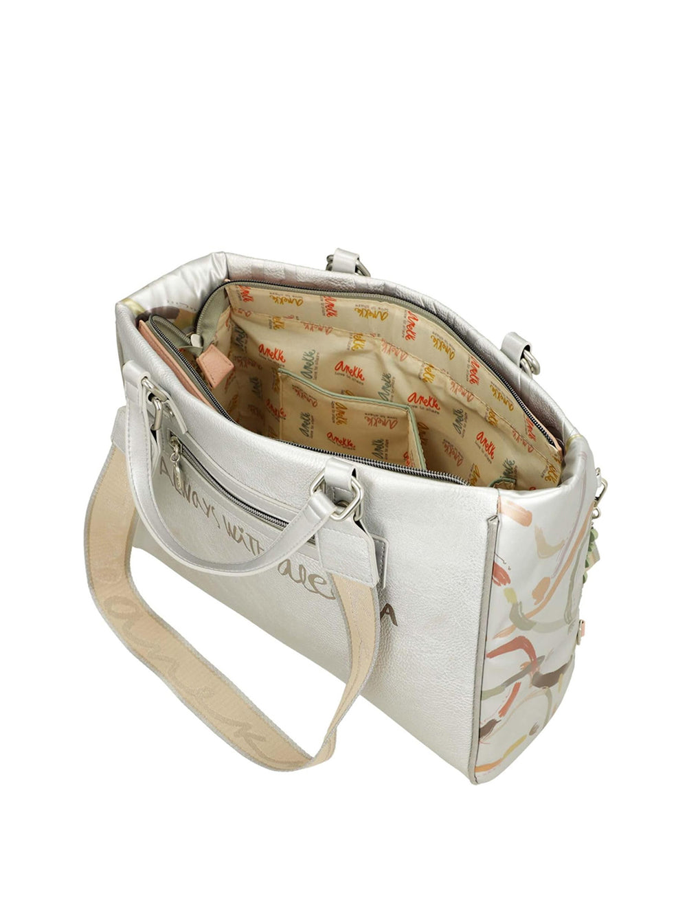 ANEKKE Borsa a Spalla Donna - modello 40601-290 Beige