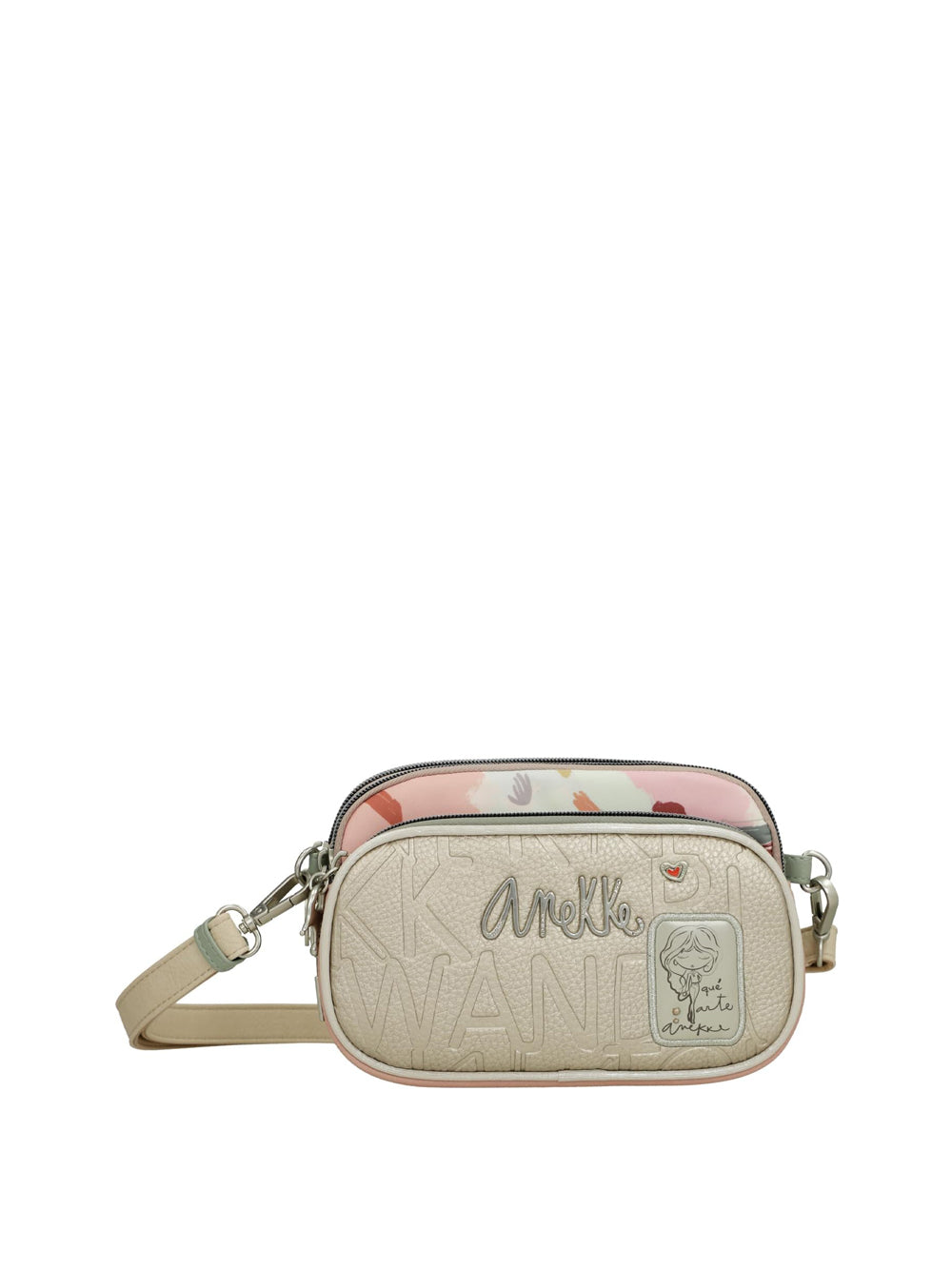 ANEKKE Borsa a Tracolla Donna - modello 40603-445 Beige