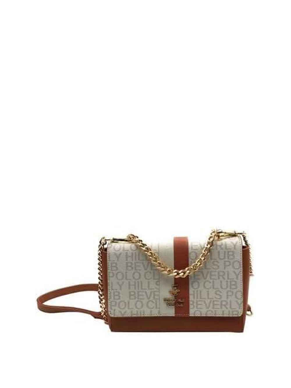 BEVERLY HILLS Borsa a Tracolla Donna - modello BH-4023-BI Bianco